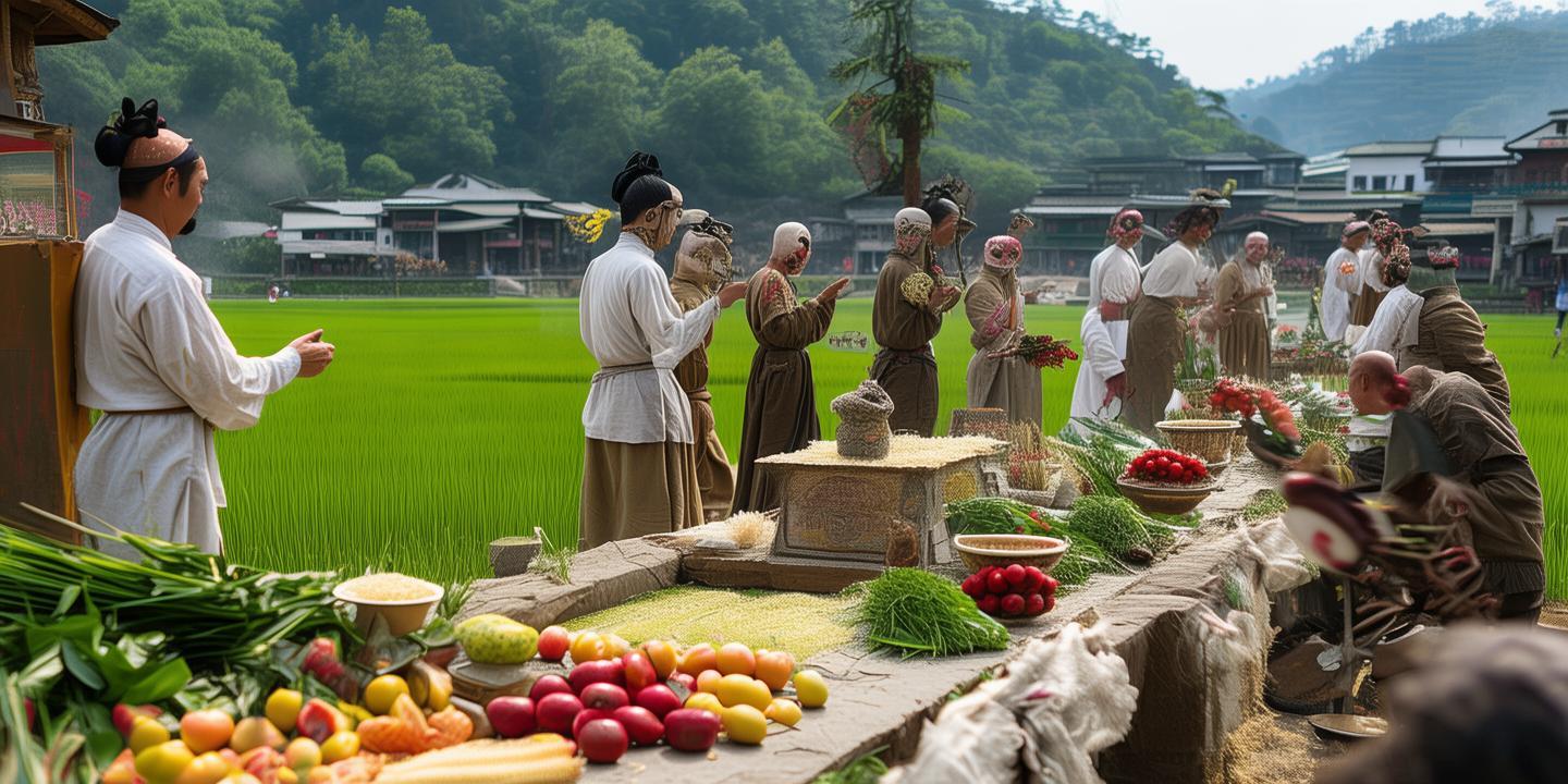 千年农耕祈福仪式在城头山镇“稻作文化祭祀大典”中重现